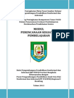 Modul Perencanaan Kegiatan Pembelajaran PDF