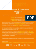 Convocatoria Primavera 2015