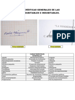 Características Generales de Las Firmas Dubitables e Indubitables