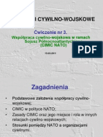 Współpraca Cywilno-Wojskowa W Ramach Sojusz Północnoatlantyckiego (CIMIC NATO)