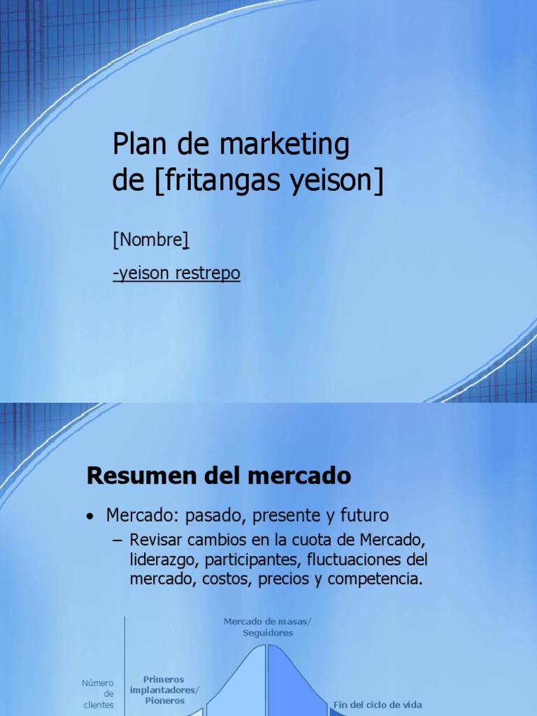 Plan de Marketing (1)  Marketing  Distribución (comercial)