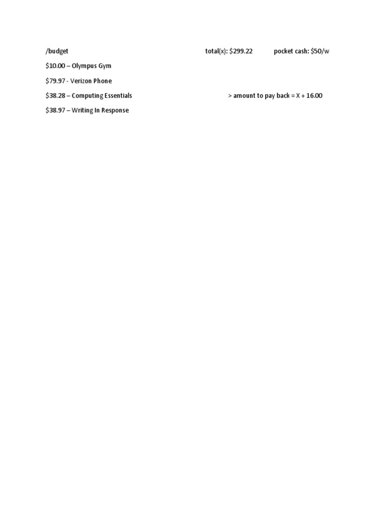 Budget Breakdown and Expenses Summary | PDF | Finance & Money ...