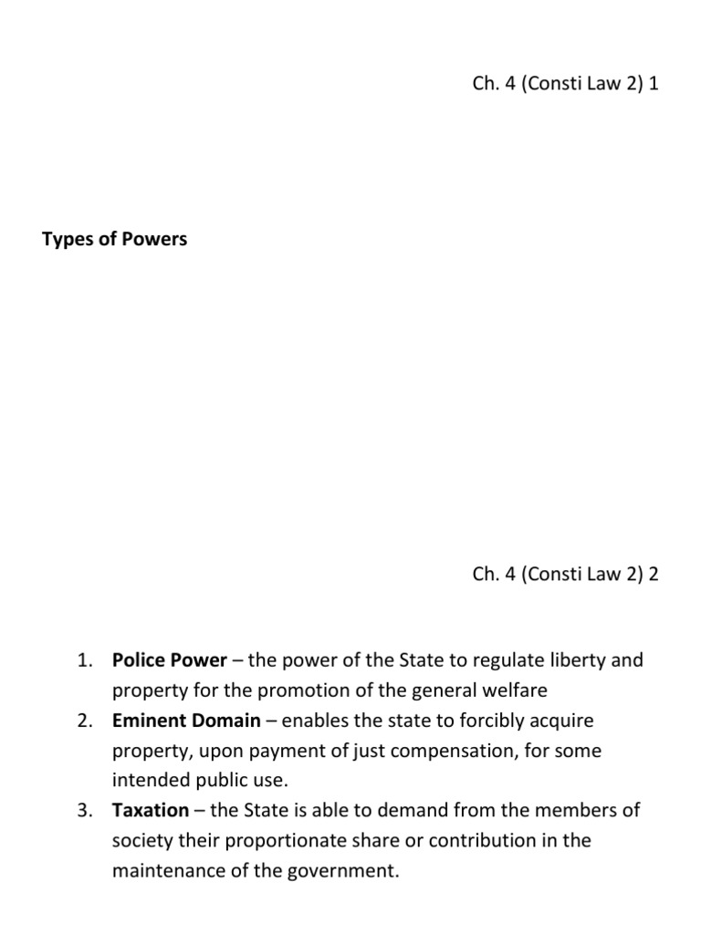 Constitutional Law 2 Note Cards - Ch. 4 | PDF