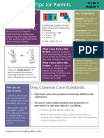 Eureka Math-Tips For Parents-Grade 2 Module 4