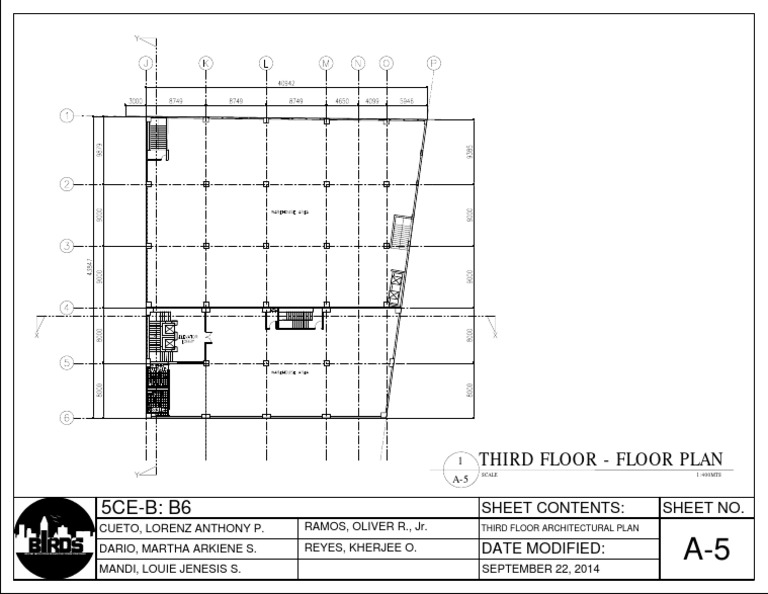 Third Floor Architectural Plan A-5 | PDF