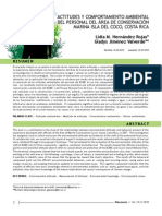 Actitudes y Comportamiento Ambiental