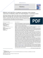 Midwives and Supervisors of Midwives' Perceptions of The Statutory Supervision of Midwifery Within The United Kingdom: A Systematic Review