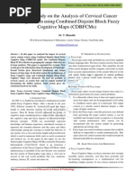 A Fuzzy Study on the Analysis of Cervical Cancer among women using Combined Disjoint Block Fuzzy Cognitive Maps (CDBFCMs)