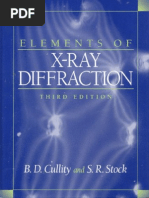 Download Elements of X-ray Diffraction - b d Cullity Copy by ingenierobachi SN247211398 doc pdf