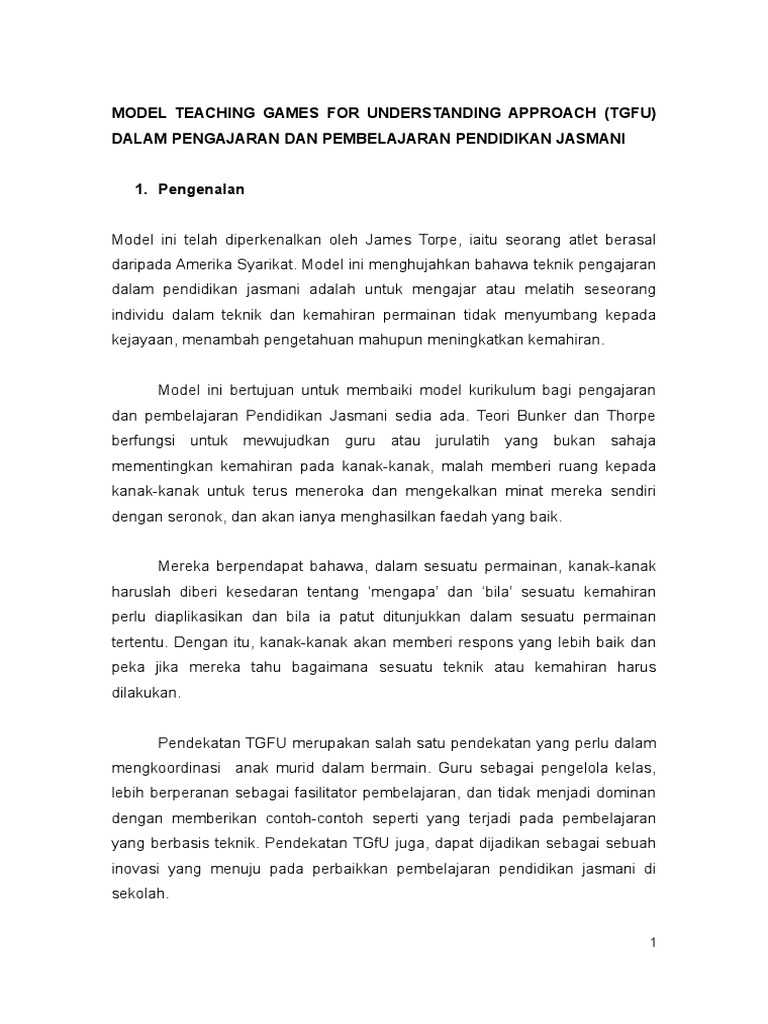 KK Final Tgfu | PDF