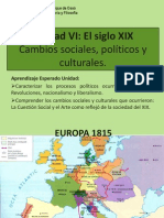 Unidad VI Siglo XIX 