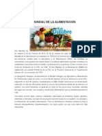 Día Mundial de La Alimentación