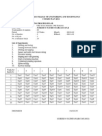 Bharathiyar College of Engineering and Technology Course Plan 2011