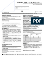 Calibrants Et Contrôles Pour ASLO 3