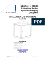 611X Sliding Gate HPU Manual