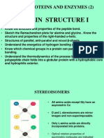 Protein Structure I: BMB 506 Proteins and Enzymes