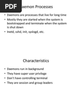 Daemon Processes