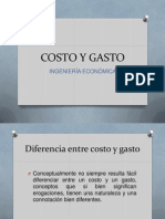 Costo y Gasto