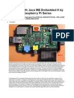 Working With Java ME Embedded 8 by Using The Raspberry Pi Series