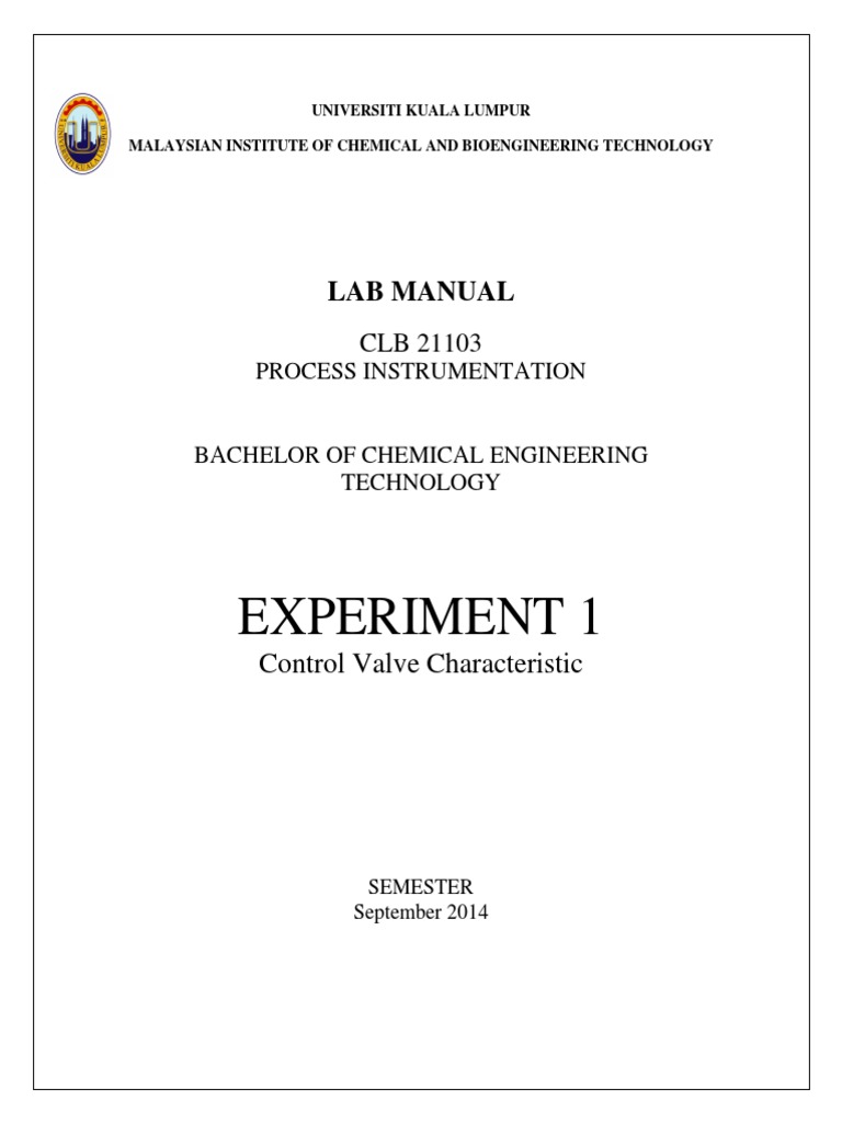 Quick Opening Valve Experiment | PDF | Pump | Valve