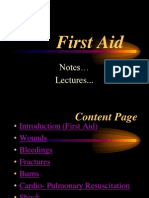 First Aid: Notes Lectures..