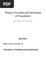 Download Theory and Technique of Translation by Saina_Dyana SN247229907 doc pdf