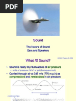 Sound: The Nature of Sound Ears and Speakers