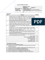 EC Course Information Sheet For ECE