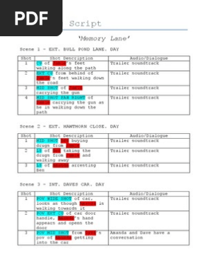 Shooting Script