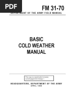 Download Army - fm31 70 - Basic Cold Weather Manual by Meowmix SN2472362 doc pdf