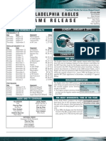 Eagles vs. Dallas NFL Game Notes