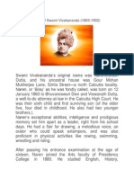 Swami Vivekananda's early life and education (38 characters