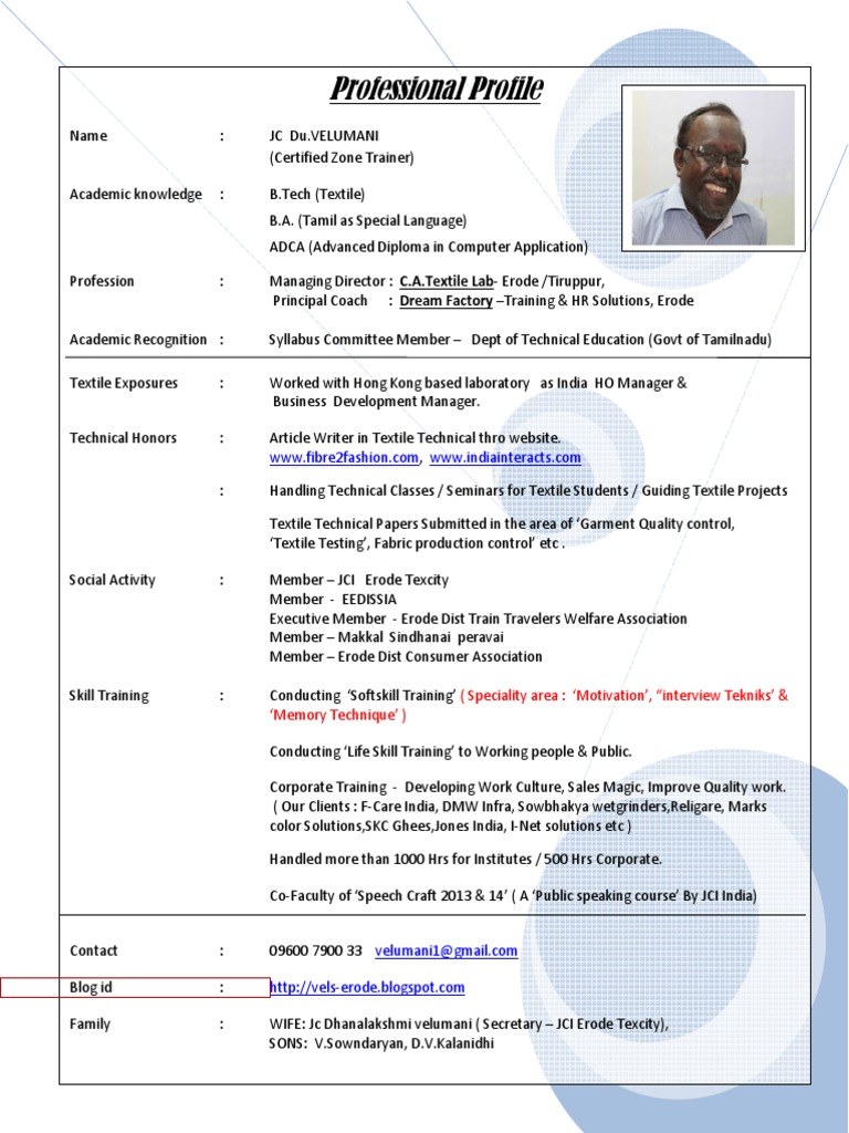 Professional Profile 2014 PDF | PDF