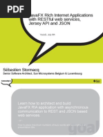 Javafx Rich Internet Applications With Restful Web Services, Jersey Api and Json