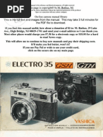 Yashica Electro 35 GSM