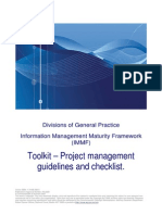 Toolkit - Project Management Guidelines and Checklist