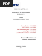 Relatório de Quimica - Experimento - 5