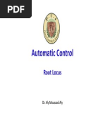 Automatic Control Automatic Control: Root Locus