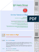 Indian TEX Users Group: On-Line Tutorial On L TEX