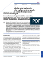 Puri Fication and Characterization of A Mannose/n-Acetyl - Glucosamine-Speci Fic Lectin From The Seeds of Platymiscium Oribundum Vogel