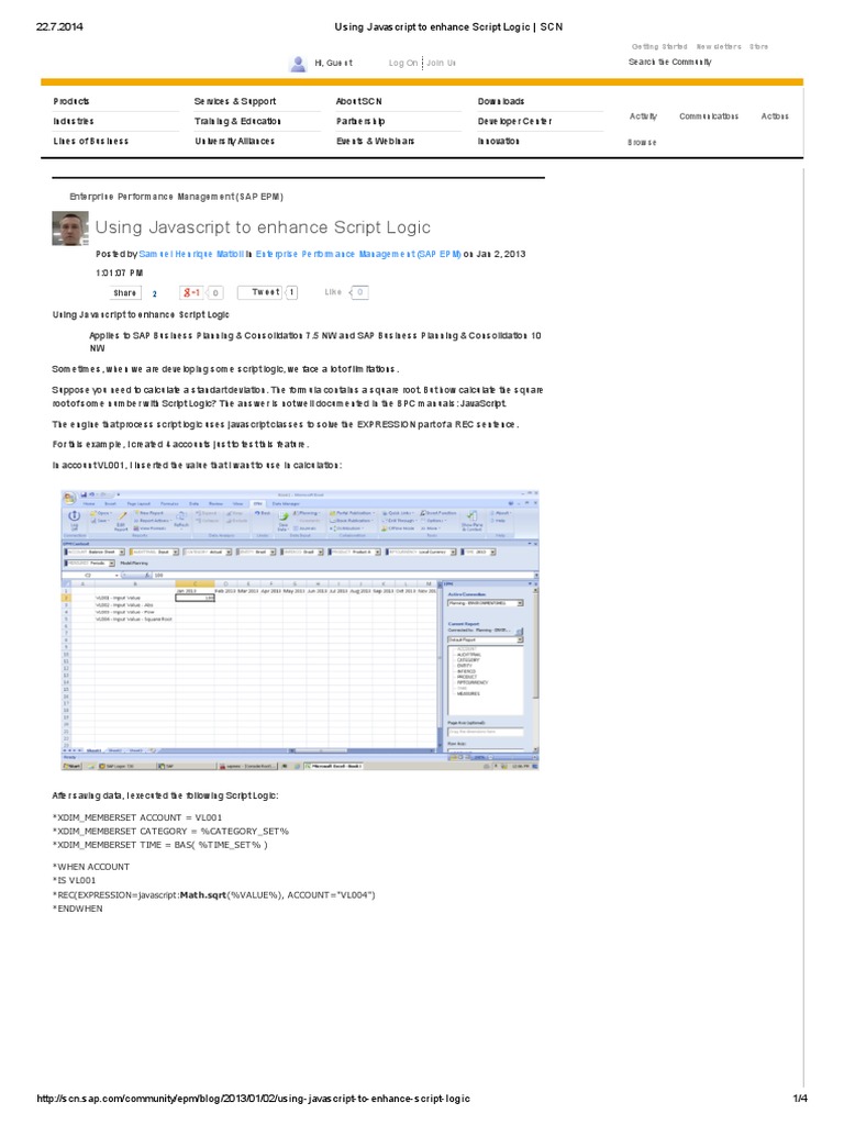 Using Javascript To Enhance Script Logic PDF Java Script Teaching