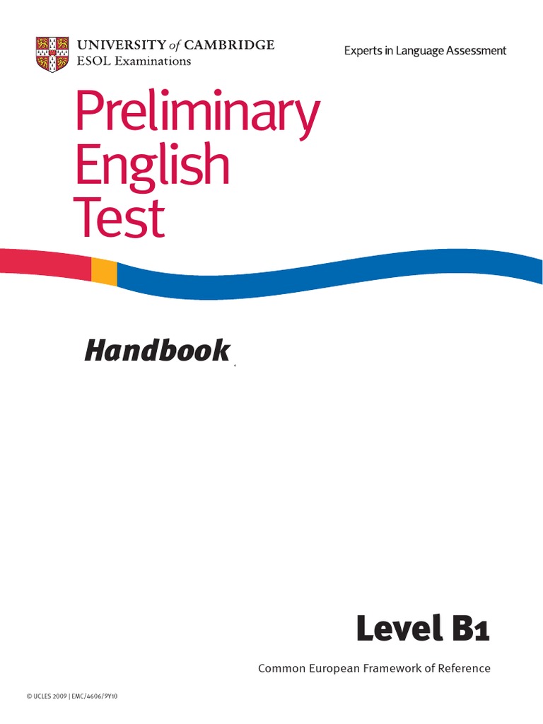 Pet (Cambridge) Handbook Speaking | Learning | Epistemology