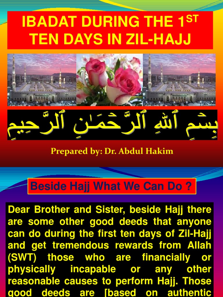 Last 10 Days Of Zil Hajj All Hajj Guide