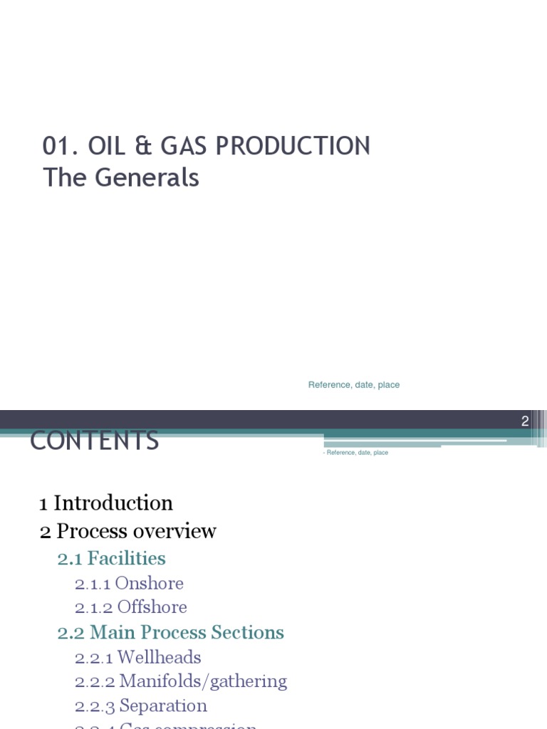 Oil & Gas Production Process Overview | PDF | Home & Garden