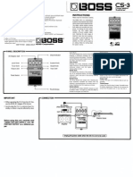 CS-3 BOSS user Guide Manual