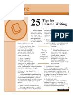 Prepare Tips Resume Writing