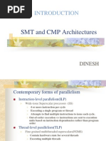 SMT and CMP Architectures