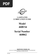 Manitowoc 4600 S4 Lubrication Guide PDF