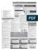 Classified Advertising: Gulf Times