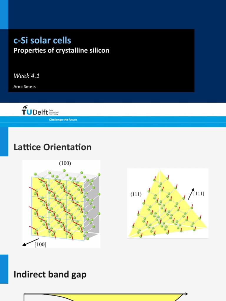 Properties of Crystalline Silicon Solar Cells | PDF